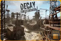 Decay: Oil Drums District - [Rusty Industrial Slum]