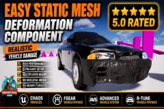 Vehicle Damage System: Real-Time Car Deformation/Runtime Static Mesh Deformation