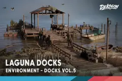 DOCKS VOL.5 - Laguna Dock (Modular / Low Poly)