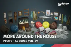 Suburbs VOL.29 - MORE Around The House (Nanite and Low Poly)