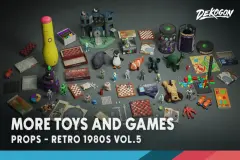 Retro 80's VOL.5 - MORE Toys & Games (Nanite and Low Poly)