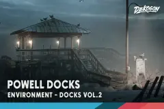 DOCKS VOL.2 - Powell Dock (Modular / Low Poly)