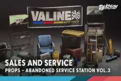 Abandoned Service Garage - VOL.1 - Shelves and Storage