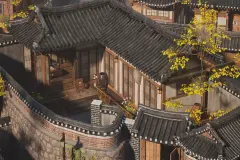 Traditional Asian City Streets - Korean Hanok Village