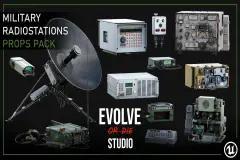 Military Radiostations Props Pack
