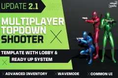 Multiplayer Top Down Shooter Template