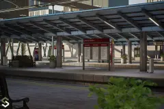 Train Station 3D Environment