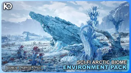 Scifi Arctic Biome