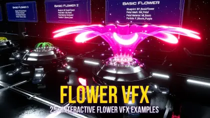 Interactive Flower VFX Pack