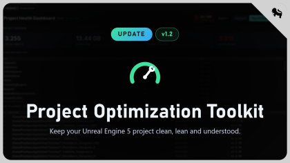 Project Optimization Toolkit POT (Performance Optimization, Asset Cleaner )