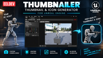 Thumbnail & Icon Generator for Unreal Engine (Thumbnailer)